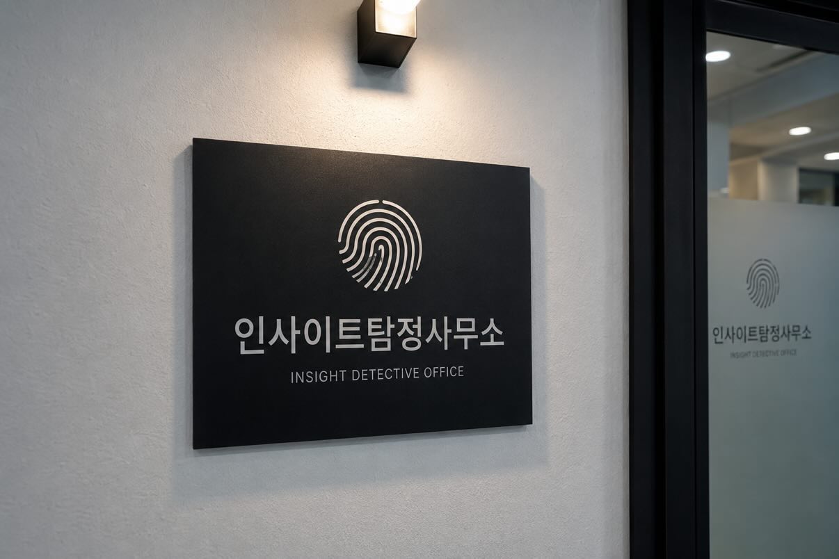 사무소 입구 사인